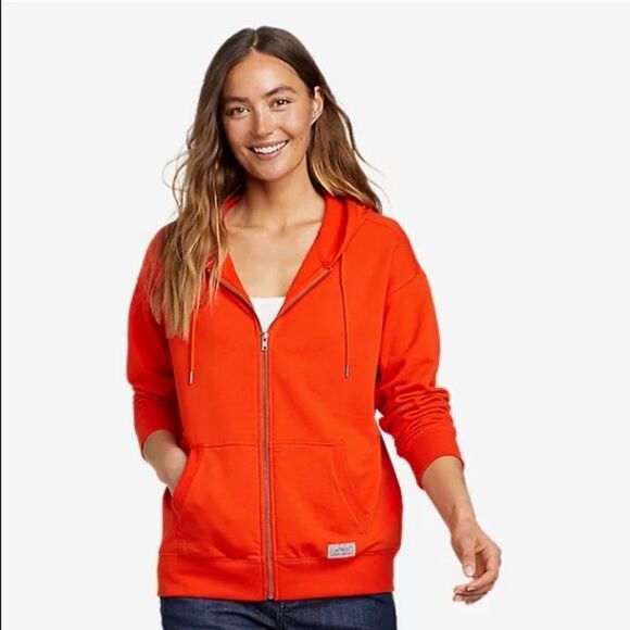 EDDIE BAUER Cozy Camp Full-Zip Hoodie women’s TM tall medium l - Picture 1 of 3